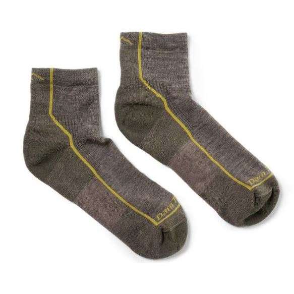 Darn Tough Mens 1/4 Cushion Hiker Sock,MENSSOCKSMEDIUM,DARN TOUGH,Gear Up For Outdoors,