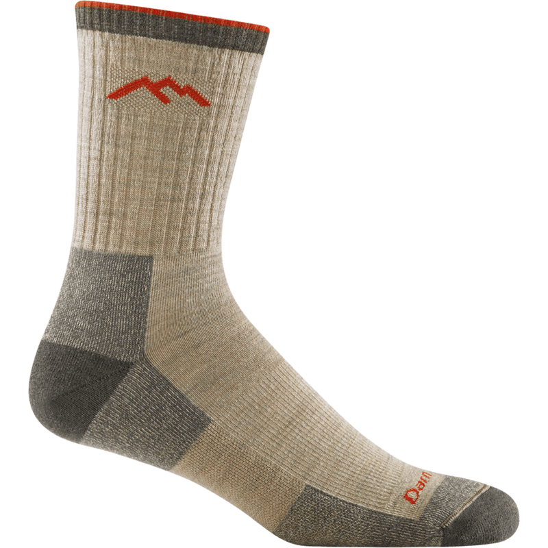 Darn Tough Mens Cushion Micro Crew Hiker Sock,MENSSOCKSMEDIUM,DARN TOUGH,Gear Up For Outdoors,