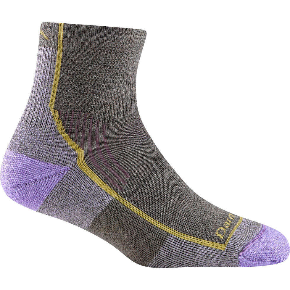 Darn Tough Womens 1/4 Cushion Hiker Sock,WOMENSSOCKSMEDIUM,DARN TOUGH,Gear Up For Outdoors,