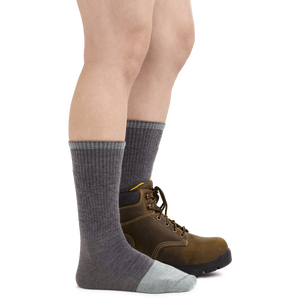 Darn Tough Womens Steely Boot Sock,WOMENSSOCKSMEDIUM,DARN TOUGH,Gear Up For Outdoors,