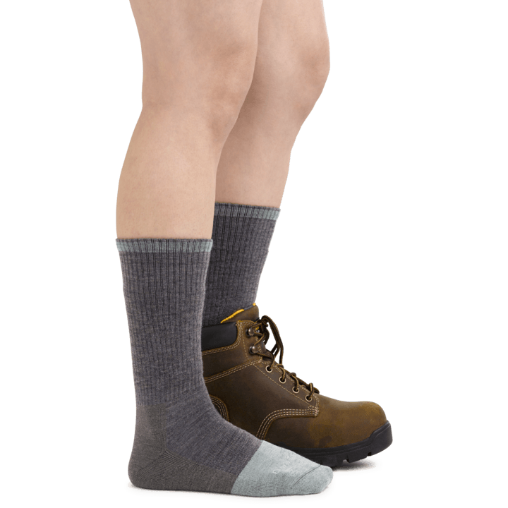 Darn Tough Womens Steely Boot Sock,WOMENSSOCKSMEDIUM,DARN TOUGH,Gear Up For Outdoors,