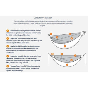 ENO JungleNest Hammock,EQUIPMENTFURNITUREHAMMOCKS,ENO,Gear Up For Outdoors,