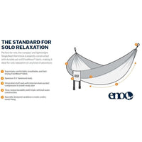 Eno SingleNest Hammock Updated,EQUIPMENTFURNITUREHAMMOCKS,ENO,Gear Up For Outdoors,