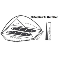 Eureka El Capitan 2+ Outfitter Tent (2 Person/4 Season),EQUIPMENTTENTS2 PERSON,EUREKA,Gear Up For Outdoors,