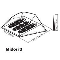 Eureka Midori 3 Person Tent Updated,EQUIPMENTTENTS3 PERSON,EUREKA,Gear Up For Outdoors,