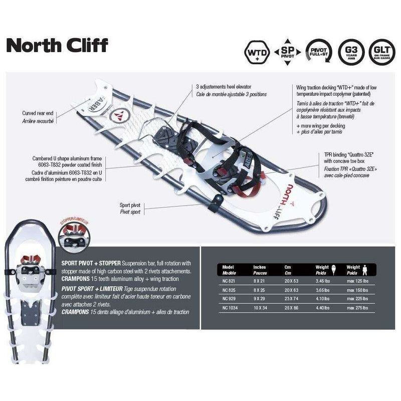 Faber North Cliff Snowshoe [150-275Lbs] 3 Styles,EQUIPMENTSNOWSHOESTECHNICAL,FABER,Gear Up For Outdoors,