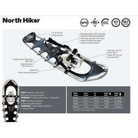 Faber North Hiker Snowshoe [Max 275Lbs] 3 Styles,EQUIPMENTSNOWSHOESTECHNICAL,FABER,Gear Up For Outdoors,