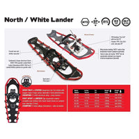 Faber North Lander Snowshoe [Max 275Lbs] 3 Styles,EQUIPMENTSNOWSHOESTECHNICAL,FABER,Gear Up For Outdoors,