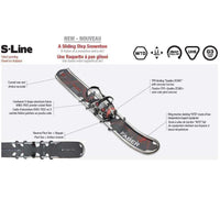 Faber S.Line Snowshoe Ski [Max 325Lbs] 3 Styles,EQUIPMENTSNOWSHOESTECHNICAL,FABER,Gear Up For Outdoors,