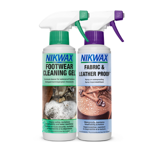 Nikwax Fabric & Leather Proof Duo Pac,EQUIPMENTMAINTAINFOOTWEARPT,NIKWAX,Gear Up For Outdoors,