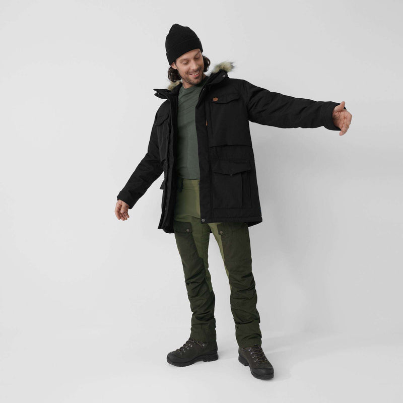 Fjallraven Mens Nuuk Parka,MENSINSULATEDNWP LONG,FJALLRAVEN,Gear Up For Outdoors,