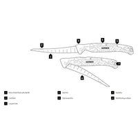 Gerber Controller Salt Rx 6 Inch Folding Fillet Knife,EQUIPMENTTOOLSKNIFE FLDB,GERBER,Gear Up For Outdoors,