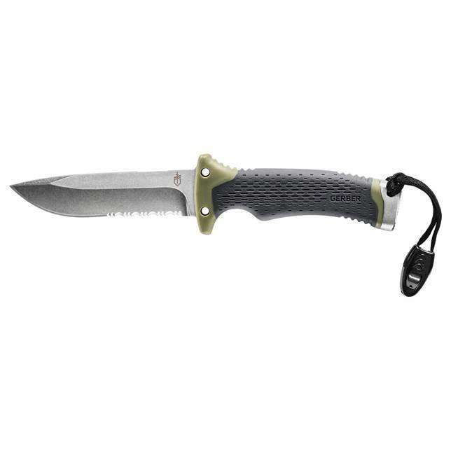 Gerber Ultimate Serrated Fixed Blade Survival Knife,EQUIPMENTTOOLSKNIFE FXBL,GERBER,Gear Up For Outdoors,