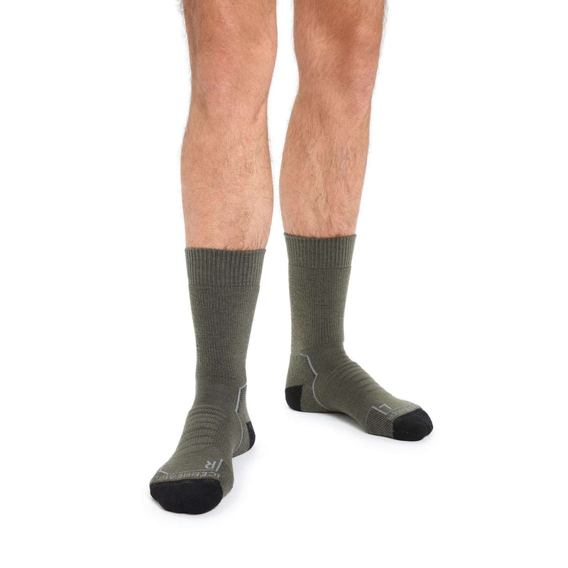 Icebreaker Mens Hike+ Heavy Crew Socks,MENSSOCKSHEAVY,ICEBREAKER,Gear Up For Outdoors,