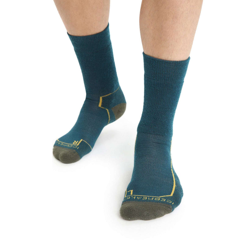 Icebreaker Mens Hike+ Medium Crew Socks,MENSSOCKSMEDIUM,ICEBREAKER,Gear Up For Outdoors,