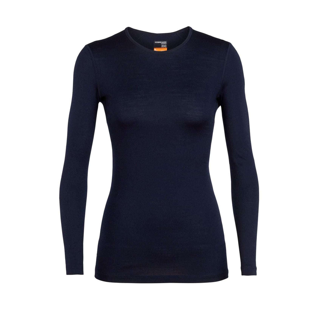 Icebreaker Womens 200 Oasis Long Sleeve Crewe,WOMENSUNDERWEARTOPS,ICEBREAKER,Gear Up For Outdoors,