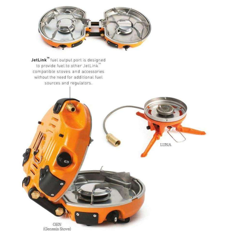 JetBoil Genesis Luna Satellite Burner,EQUIPMENTCOOKINGSTOVE CANN,JETBOIL,Gear Up For Outdoors,