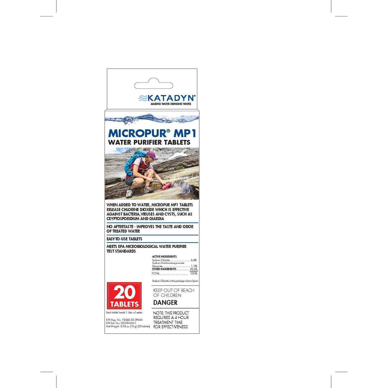 Katadyn Micropur Purification Tablets,EQUIPMENTHYDRATIONWAT TRTMNT,KATADYN,Gear Up For Outdoors,