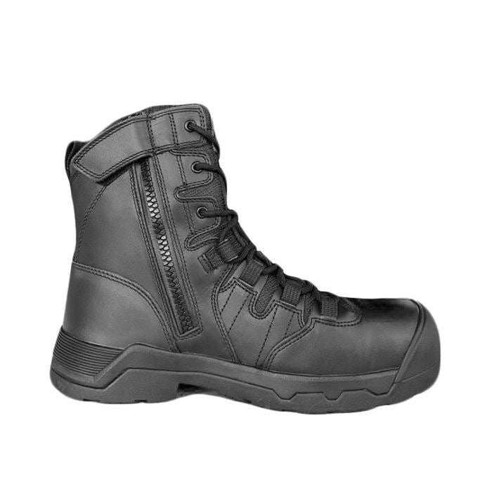 Men's Black Work Boots - CSA Oshawa+ 8 WP Side Zip