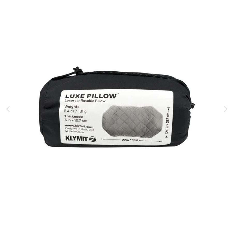 Klymit Luxe Camping Pillow,EQUIPMENTSLEEPINGPILLOWS,KLYMIT,Gear Up For Outdoors,