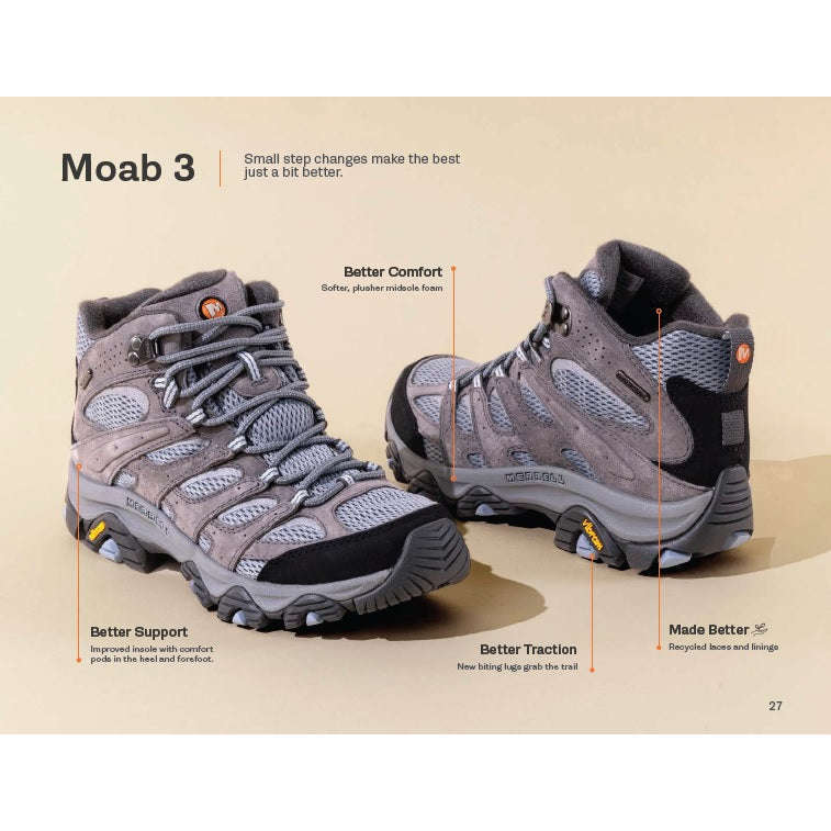 Merrell Mens Moab 3 Ventilator Hiking Shoe Wide Width,MENSFOOTHIKENWP SHOES,MERRELL,Gear Up For Outdoors,
