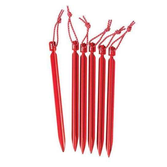 MSR Mini-Groundhog 6 inch Tent Stakes Set of 6,EQUIPMENTTENTSACCESSORYS,MSR,Gear Up For Outdoors,
