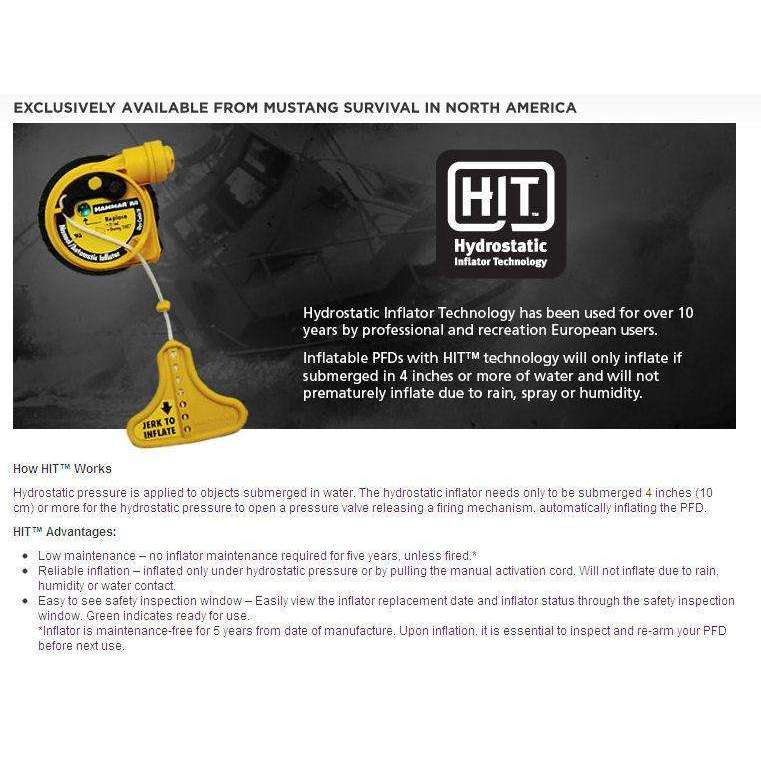 Mustang ELITE 28 Inflatable Auto-Hydrostatic PFD (Automatic),EQUIPMENTFLOTATIONPFD INFLAT,MUSTANG,Gear Up For Outdoors,