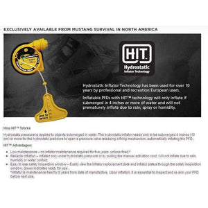 Mustang H.I.T. Inflatable PFD With Sailing Harness (Automatic Hydrostatic Activation),EQUIPMENTFLOTATIONPFD INFLAT,MUSTANG,Gear Up For Outdoors,