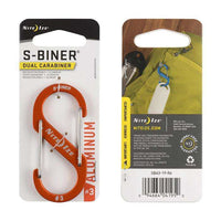 Nite Ize S-Biner Dual Carabiner #3 Aluminum,EQUIPMENTMAINTAINFASTNERS,NITEIZE,Gear Up For Outdoors,