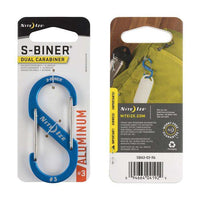 Nite Ize S-Biner Dual Carabiner #3 Aluminum,EQUIPMENTMAINTAINFASTNERS,NITEIZE,Gear Up For Outdoors,