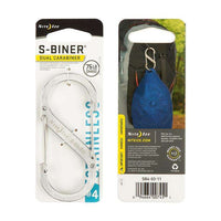 Nite Ize S-Biner Dual Carabiner #4 Stainless Steel,EQUIPMENTMAINTAINFASTNERS,NITEIZE,Gear Up For Outdoors,
