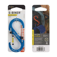 Nite Ize S-Biner Slidelock #4 Aluminum,EQUIPMENTMAINTAINFASTNERS,NITEIZE,Gear Up For Outdoors,