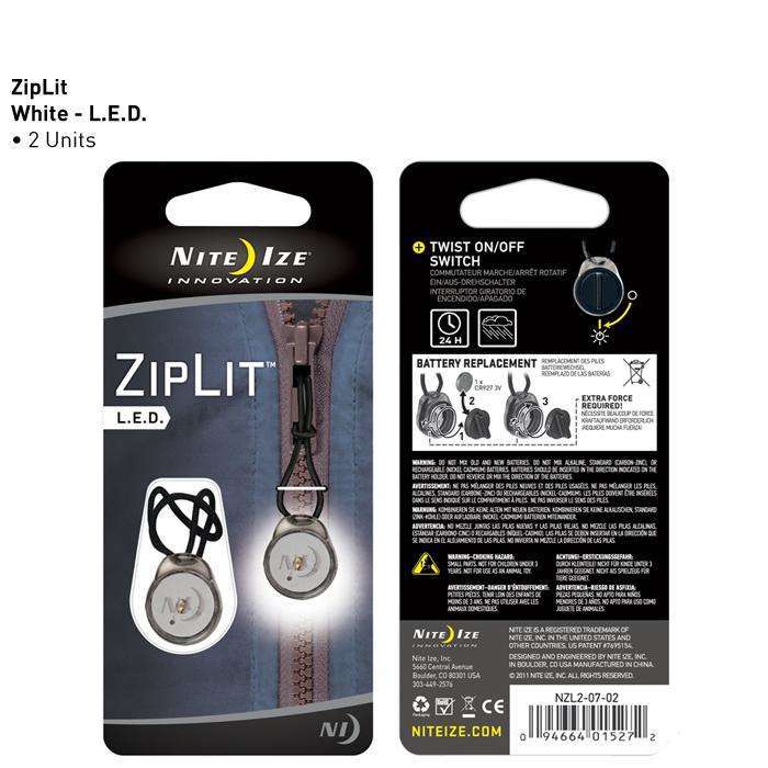 Nite Ize ZipLit LED Zipper Pull Light,EQUIPMENTLIGHTACCESSORYS,NITEIZE,Gear Up For Outdoors,