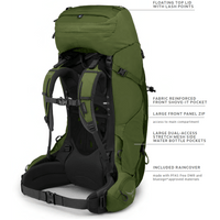 Osprey Mens Aether 65L Backpack - Extended Fit,EQUIPMENTPACKSUP TO 90L,OSPREY PACKS,Gear Up For Outdoors,