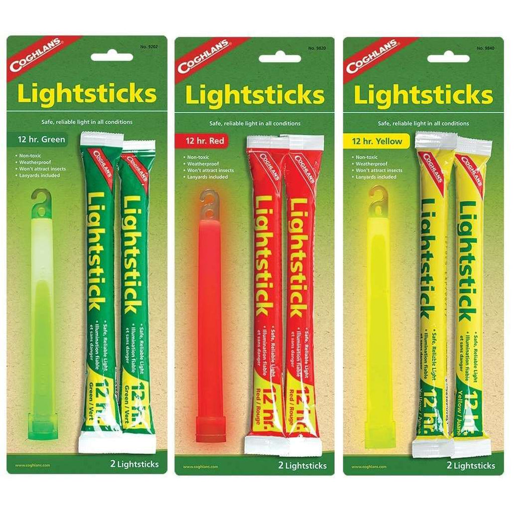 Coghlan's 12 hour Lightstick 2 pack,EQUIPMENTLIGHTACCESSORYS,COGHLANS,Gear Up For Outdoors,