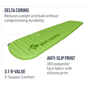 Sea To Summit Comfort Light Self Inflating Mat (2 Sizes),EQUIPMENTSLEEPINGMATTS FOAM,SEA TO SUMMIT,Gear Up For Outdoors,