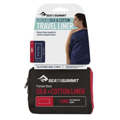 Sea to Summit Silk/Cotton Blend Travel Liner,EQUIPMENTSLEEPINGACCESSORYS,SEA TO SUMMIT,Gear Up For Outdoors,