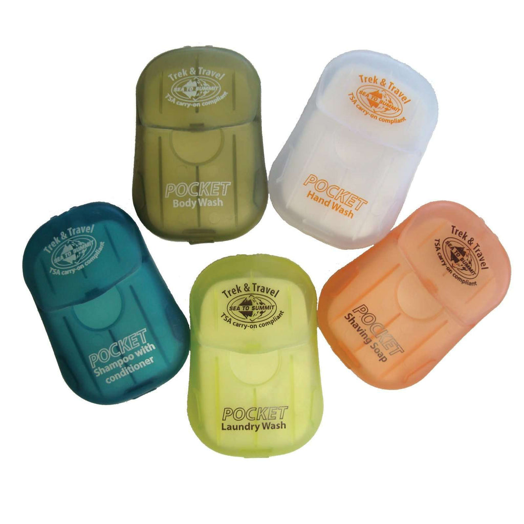 Sea to Summit Trek & Travel Pocket Soaps 5 Types,EQUIPMENTTOILETRIESSOAP,SEA TO SUMMIT,Gear Up For Outdoors,