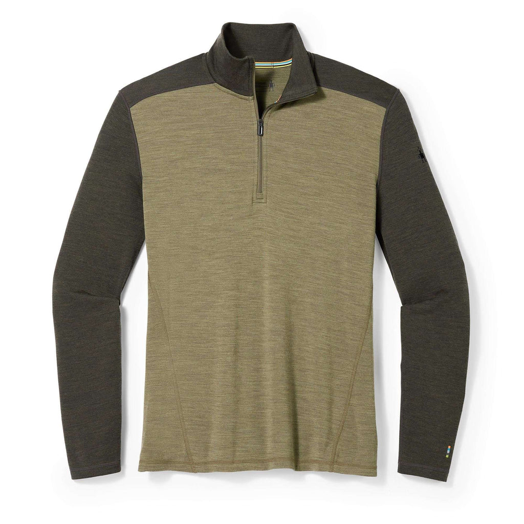Smartwool Mens Classic Thermal Base Layer 1/4 Zip,MENSUNDERWEARTOPS,SMARTWOOL,Gear Up For Outdoors,