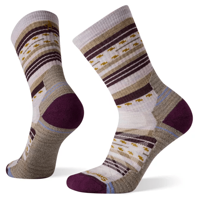 Smartwool Womens Hike Lt Margarita Crew Sock,WOMENSSOCKSLIGHT,SMARTWOOL,Gear Up For Outdoors,