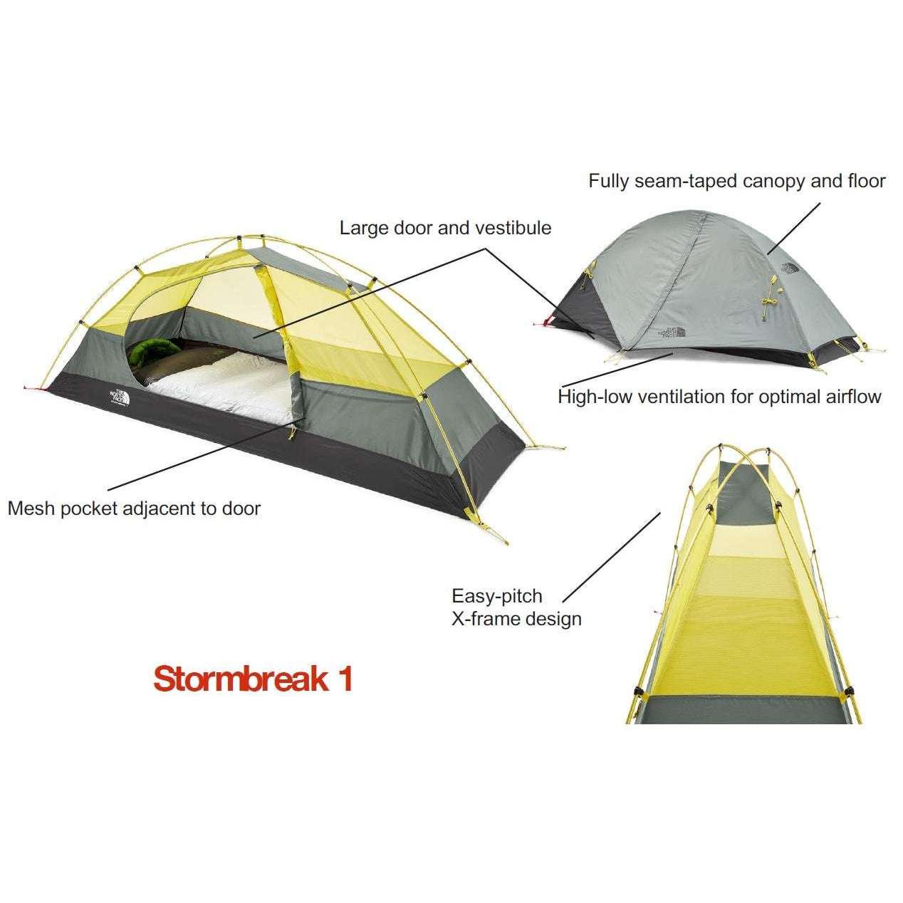 The north face stormbreak 1 tent online