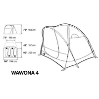 The North Face Wawona 4P Tent (4 Person/3 Season) Updated,EQUIPMENTTENTS4 PERSON,THE NORTH FACE,Gear Up For Outdoors,