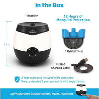 Thermacell EL55 Rechargeable Mosquito Repeller + Glow Light,EQUIPMENTPREVENTIONBUG STUFF,THERMACELL,Gear Up For Outdoors,