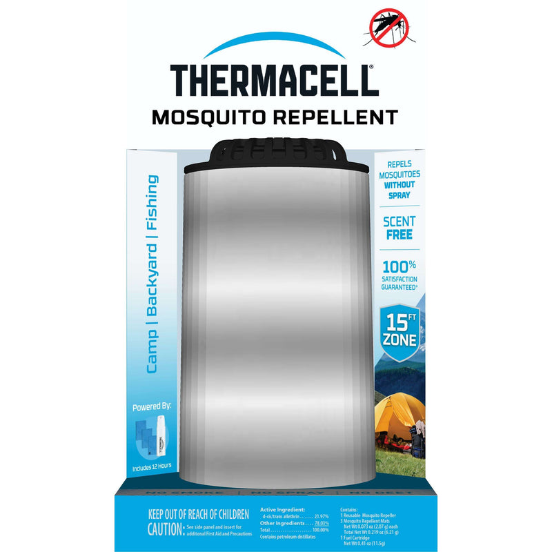 Thermacell Patio Shield Mosquito Repeller Metal Edition,EQUIPMENTPREVENTIONBUG STUFF,THERMACELL,Gear Up For Outdoors,