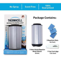 Thermacell Patio Shield Mosquito Repeller Metal Edition,EQUIPMENTPREVENTIONBUG STUFF,THERMACELL,Gear Up For Outdoors,