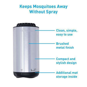 Thermacell Patio Shield Mosquito Repeller Metal Edition,EQUIPMENTPREVENTIONBUG STUFF,THERMACELL,Gear Up For Outdoors,