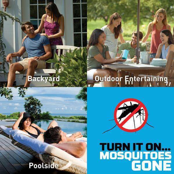 Thermacell Patio Shield Mosquito Repeller Metal Edition,EQUIPMENTPREVENTIONBUG STUFF,THERMACELL,Gear Up For Outdoors,