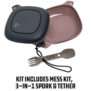UCO 4-Piece Mess Kit,EQUIPMENTCOOKINGTABLEWARE,UCO,Gear Up For Outdoors,