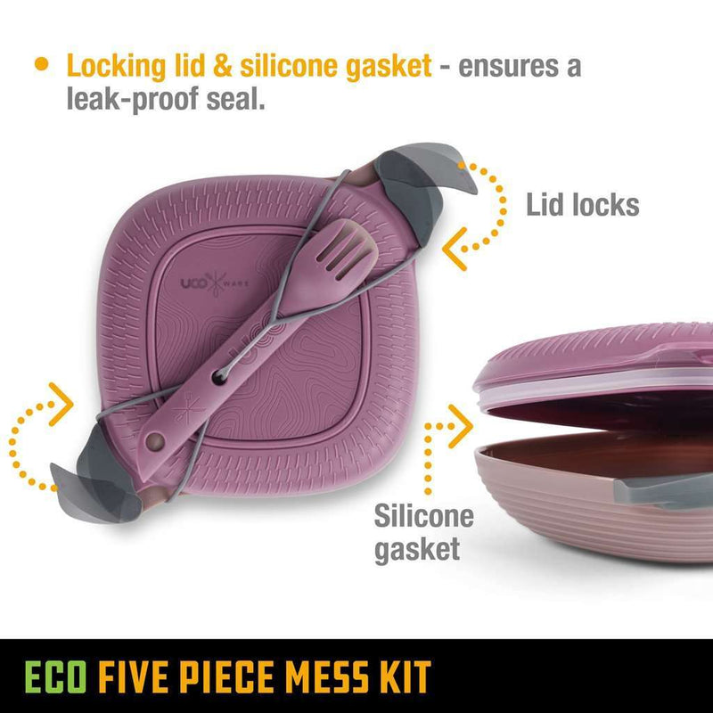 UCO ECO 5-Piece Mess Kit,EQUIPMENTCOOKINGTABLEWARE,UCO,Gear Up For Outdoors,