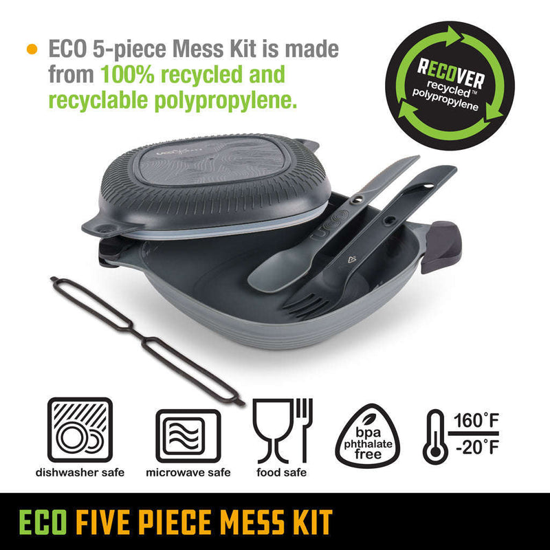 UCO ECO 5-Piece Mess Kit,EQUIPMENTCOOKINGTABLEWARE,UCO,Gear Up For Outdoors,